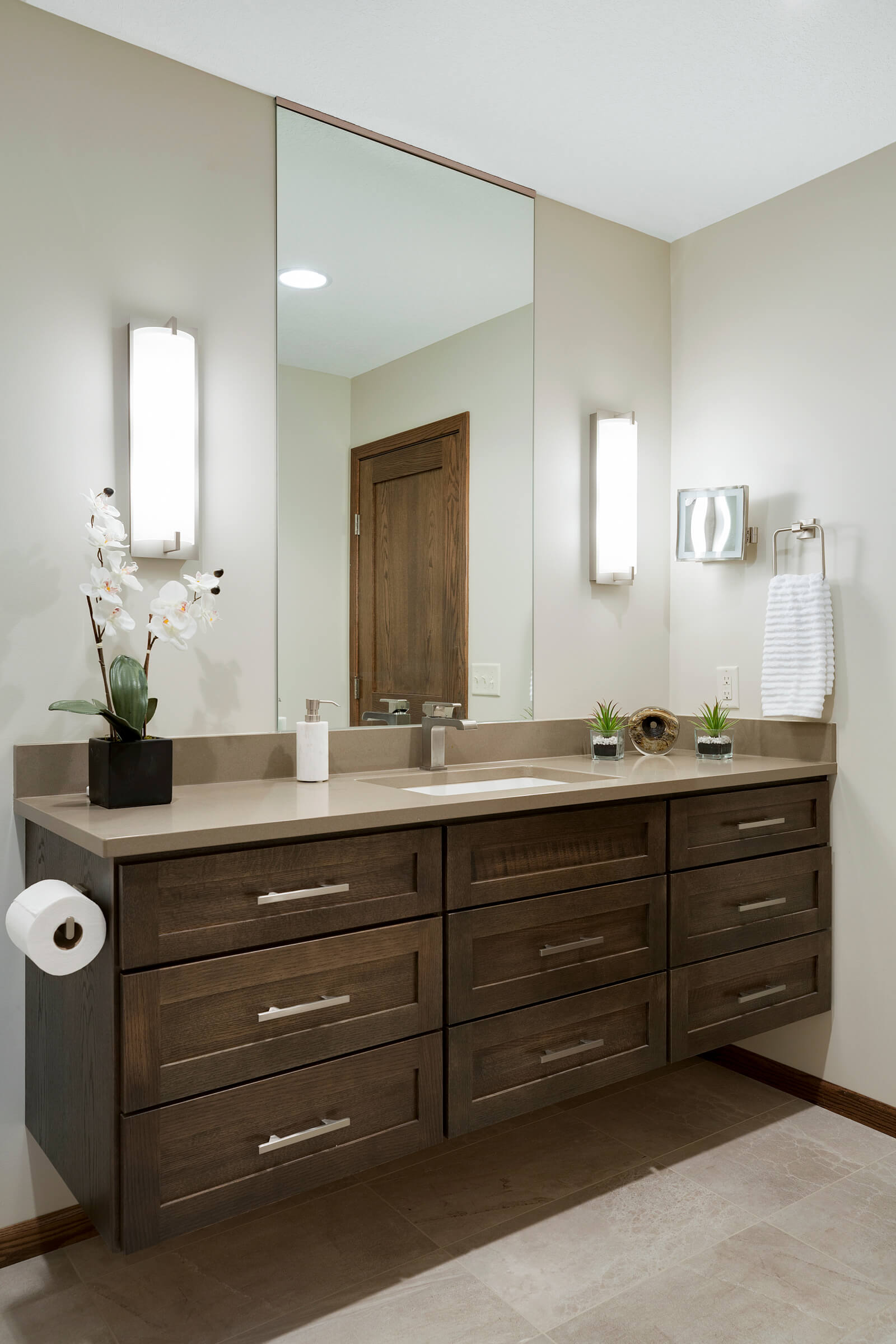 Bathroom vanity one shop sink